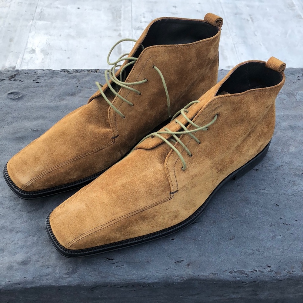 Brown shade BOSS shoe boots
